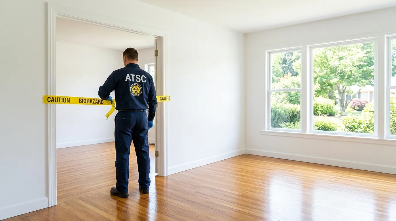 Certified biohazard cleanup crew performing Crime Scene Cleanup in Andover